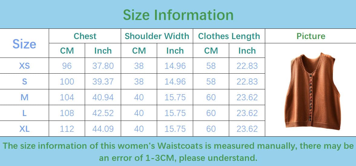 Pulls sans Manche Femme Cardigan Tricoté sans Manches pour Femme Pull Coton Doux Gilet Chic et Coloré Boutonné Tricoté Tendance Ouvert sur Le Devant Décontracté Automne