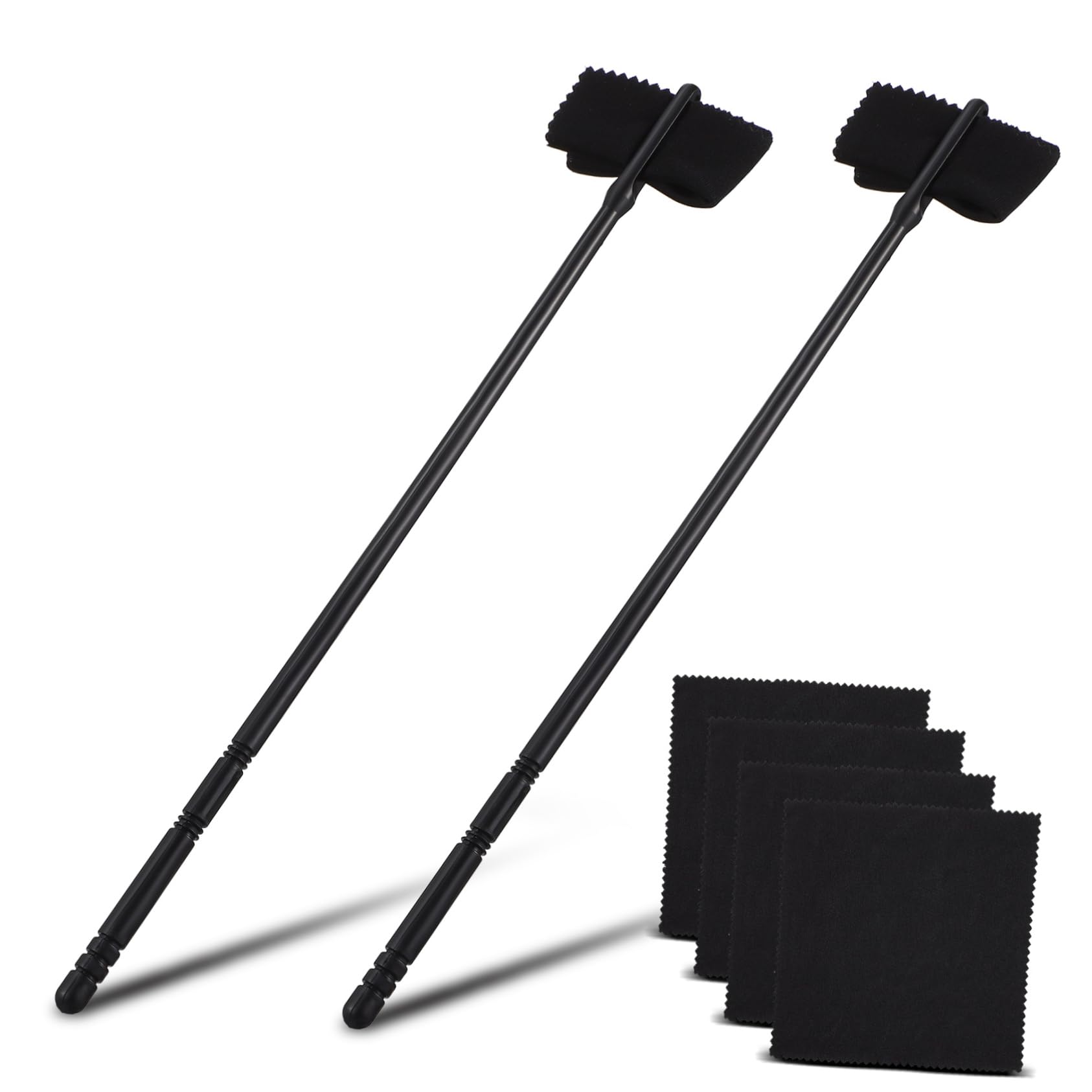 ULDIGI Flute Cleaning Kit 1 Set Flute Clean Tool Flute Cleaning Rod Cloth Multi-use Flute Supplies