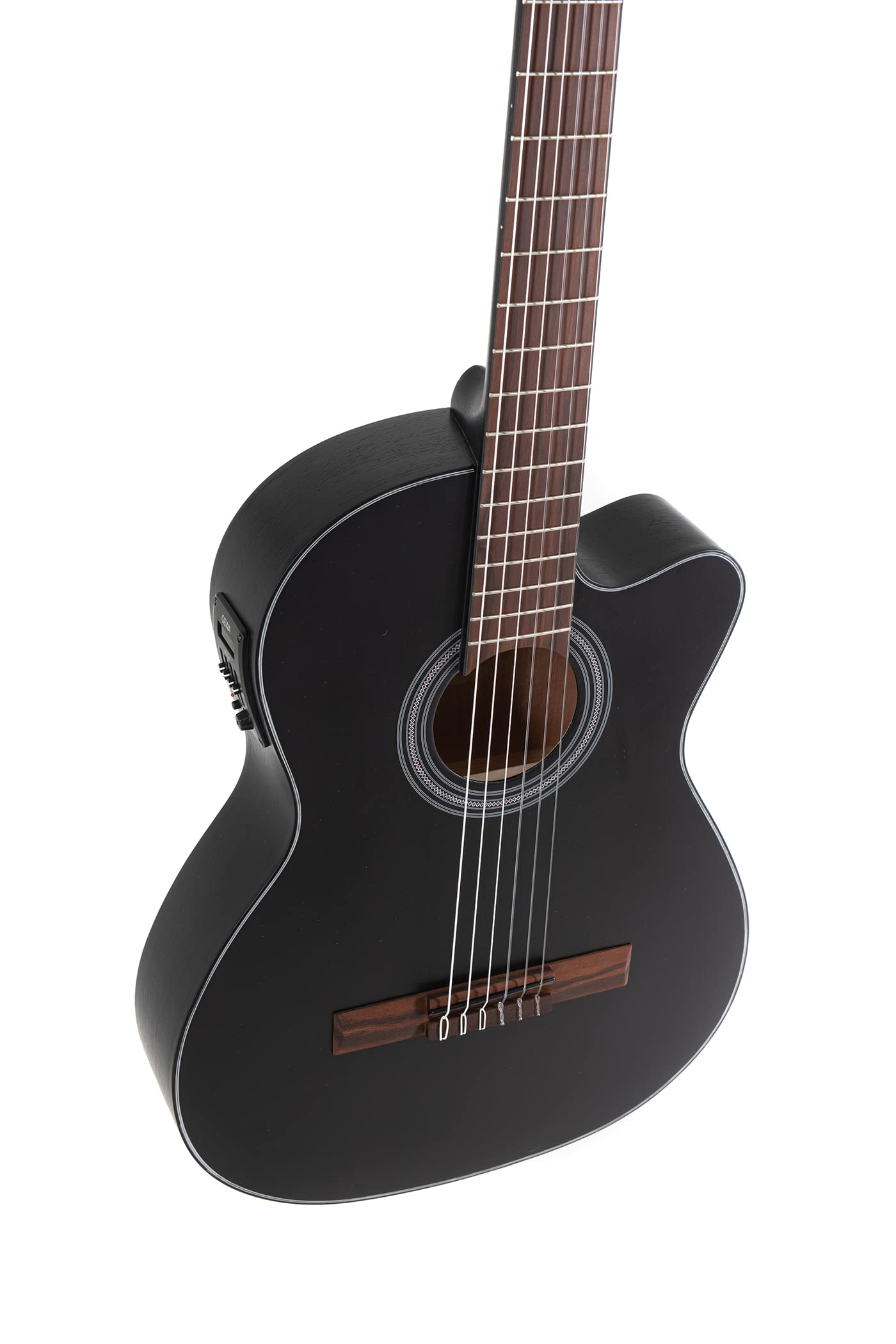 Gewa VG500166 Chitarra Classica Elettroacustica Student Cedar Nera