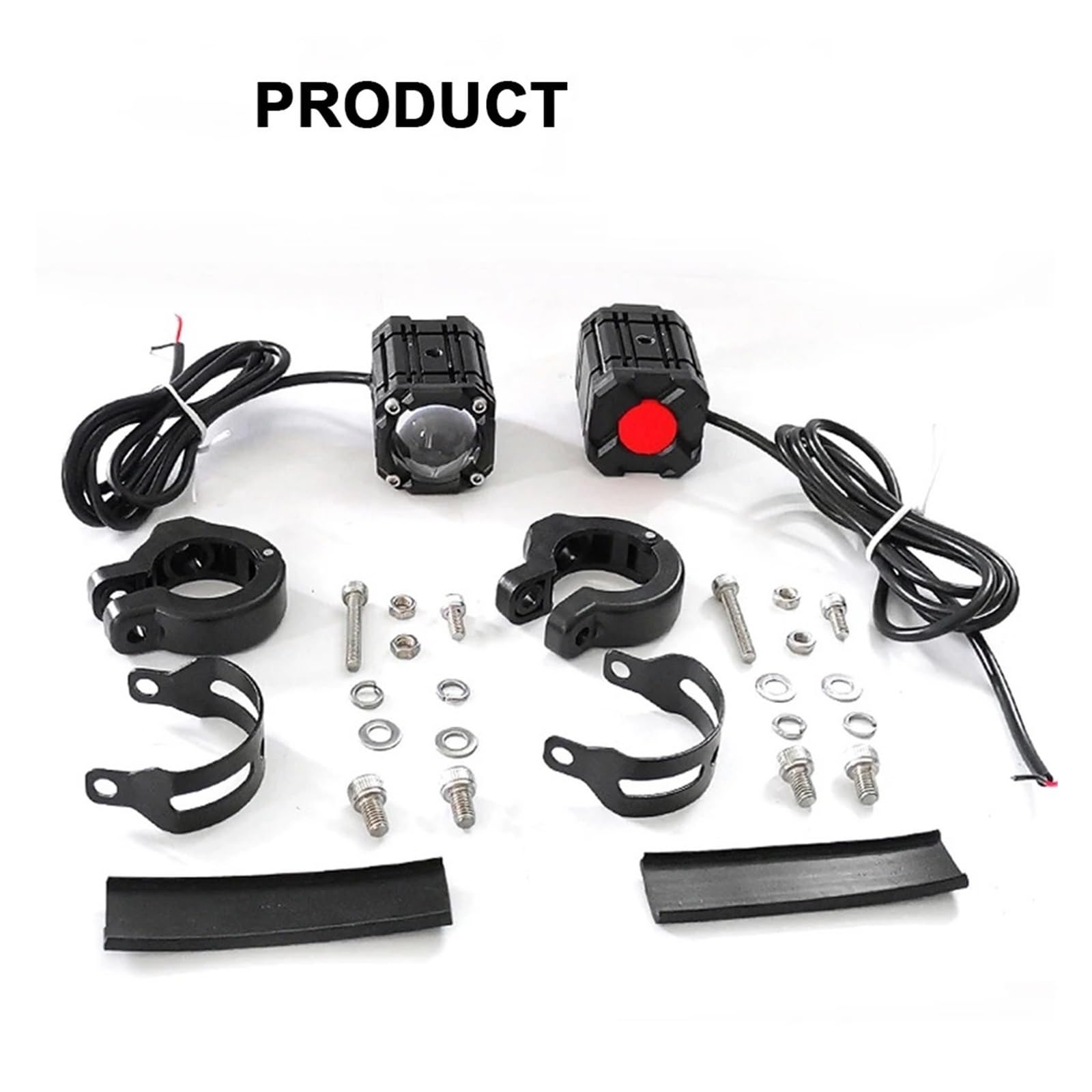 Luci Per Pod Spot A LED 2 Pezzi 30 W Per Lavori Di Guida In Nebbia Per Moto Per Fuoristrada Fari Per Motociclette
