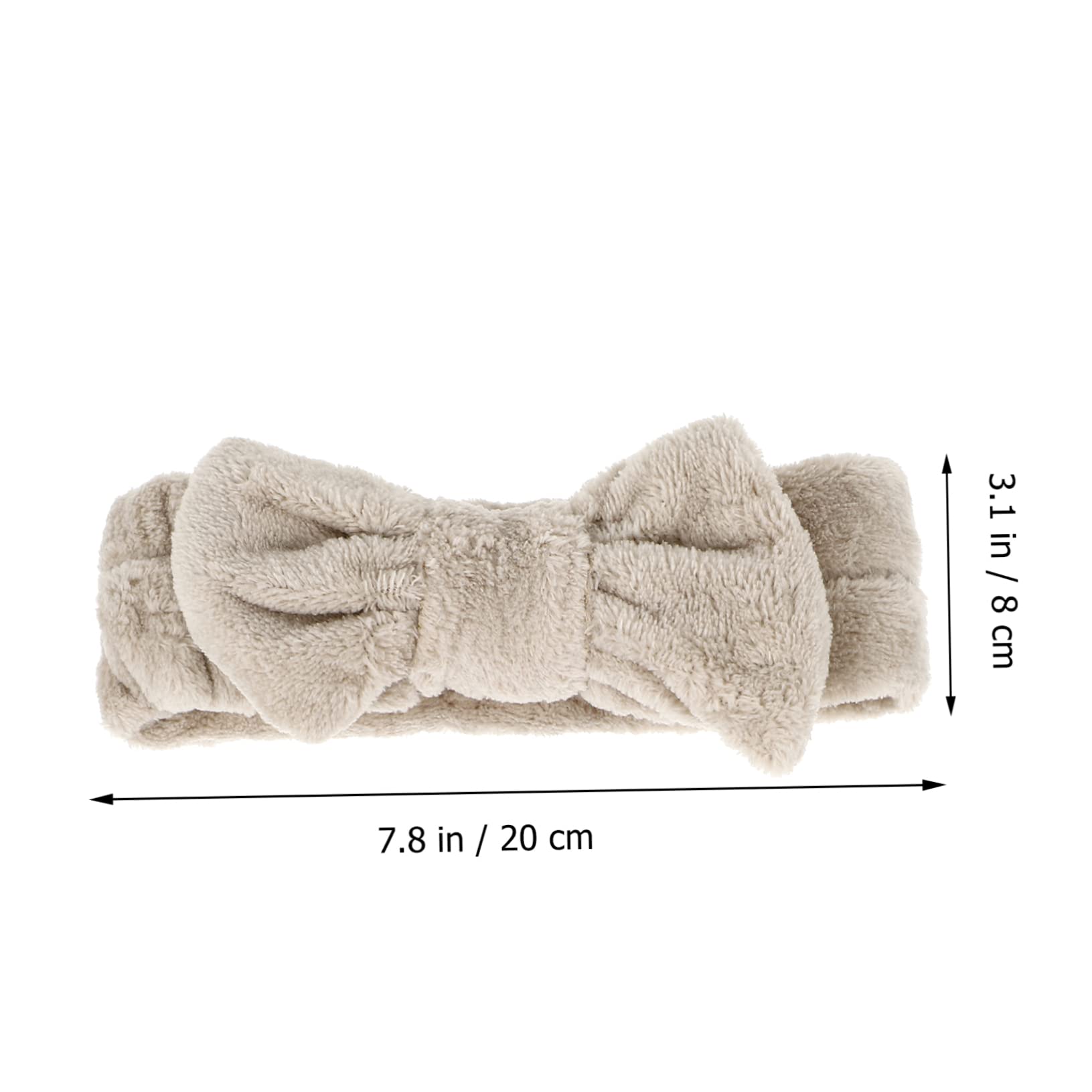 FRCOLOR 3 Set Di Fasce Per Il Trucco Soffici Con Fiocco Per Elastici Da Donna Fascia Per Il Lavaggio Del Viso Fascia Con Fiocco Fascia Elastica Per Uso Spa 3 Pezzi*3