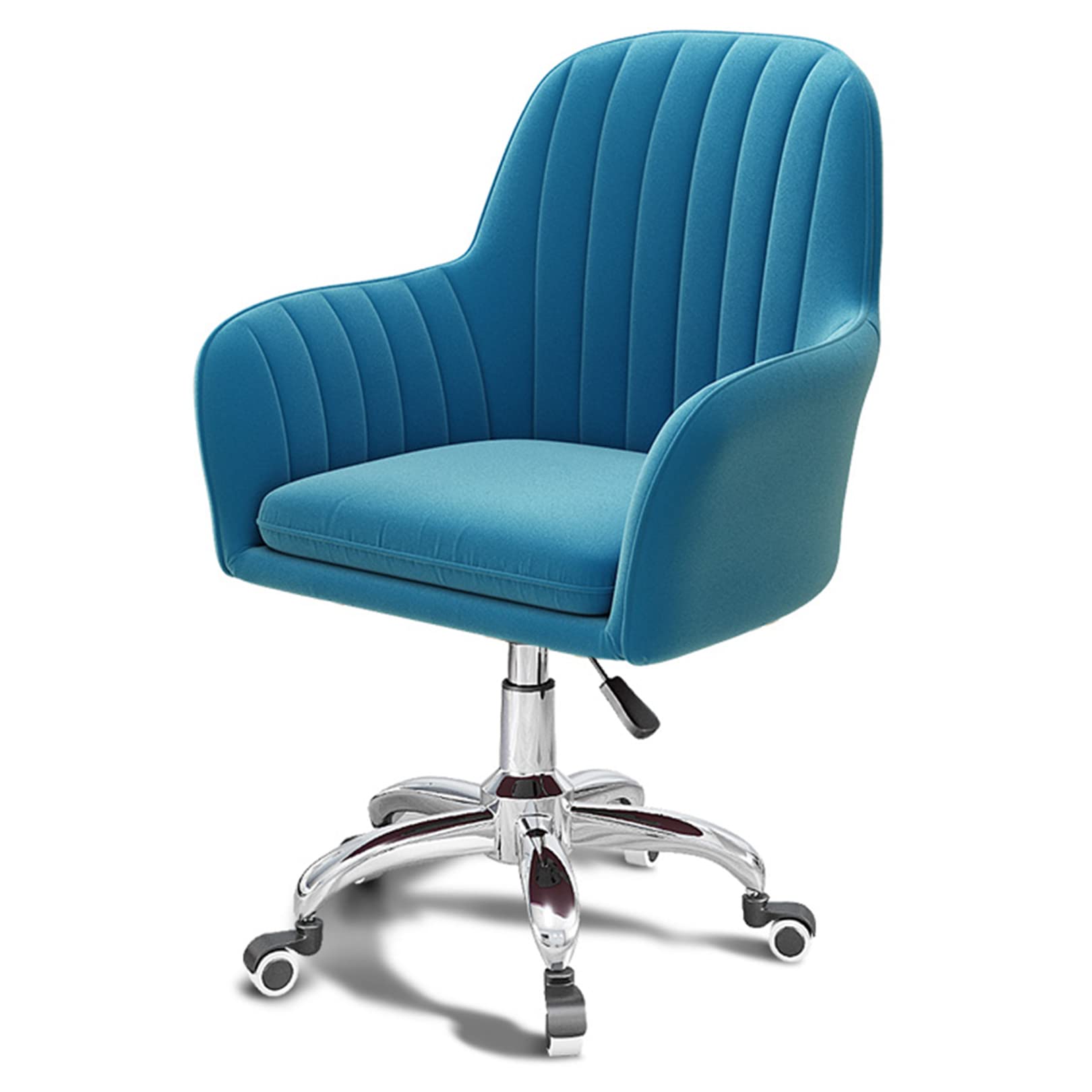 METTEOR Office Chair with Lumbar Support Adjustable Swivel Desk Chair for Home and Office Use table Cuter Chair for Work and Gaming (Dunkelblau)