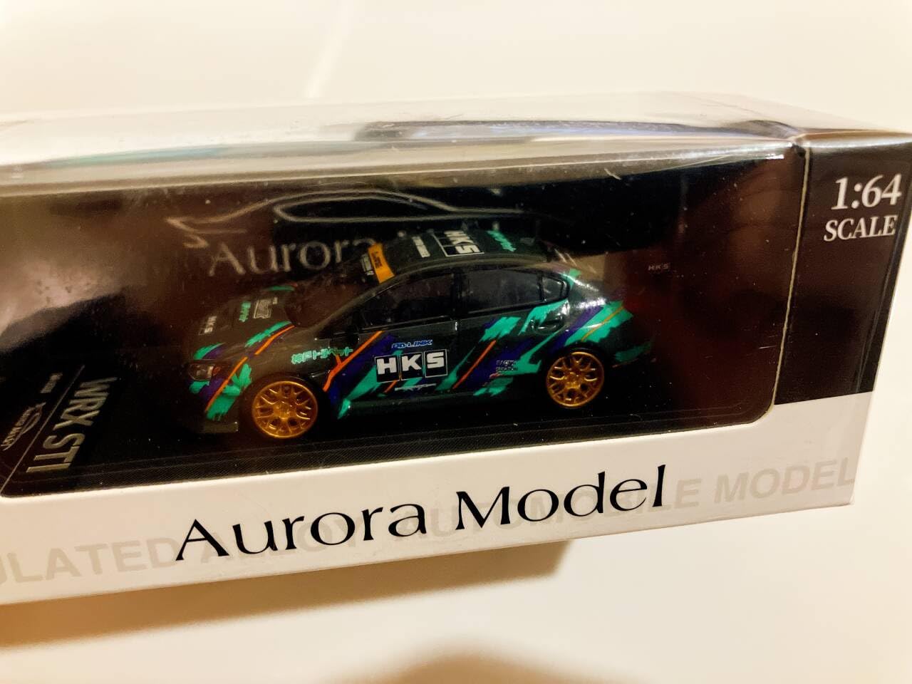 Amazon | 1/64 aurora model スバル WRX STI hks | プラモデル 通販