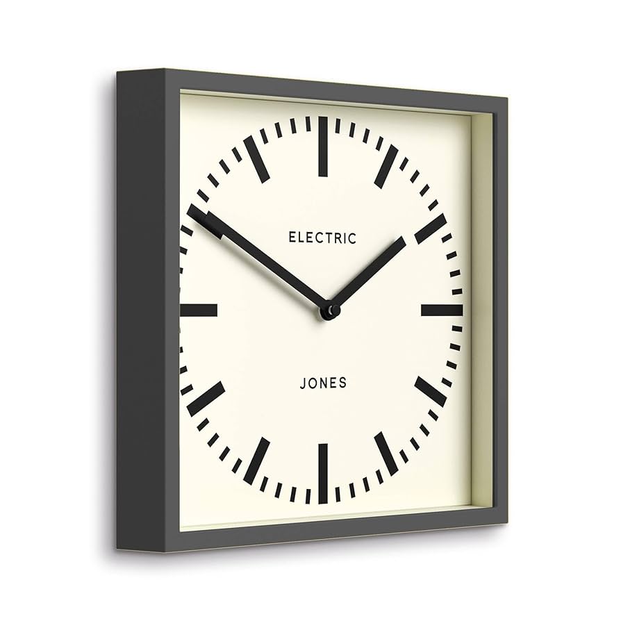 【新品同様】JONES CLOCKS プロペラ針 レトロデザイン 壁掛け時計 新品同様】JONES CLOCKS プロペラ針 レトロデザイン 壁掛け時計
