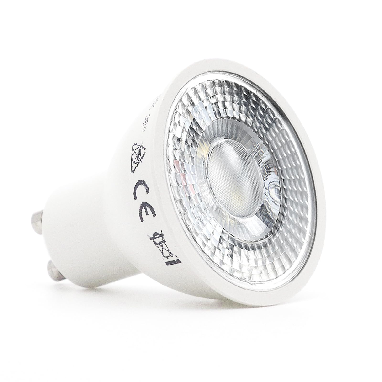trendlights24 Carree-C LED Einbaustrahler Weiß 12er Set 7W dimmbar 230V | Decken Einbauleuchte, eckig, LED Spots, GU10, 38° Abstrahlwinkel, Neutralweiß, 4000K, austauschbar, Deckenspots, schwenkbar