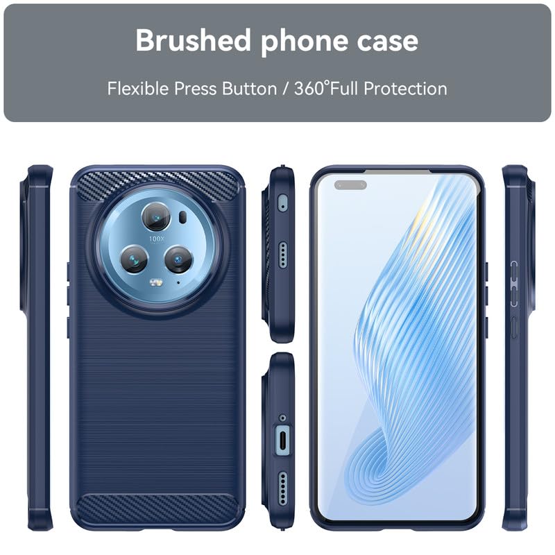 Image of Basic Case for Honor Magic5 Pro (Carbon Fibre Blue)