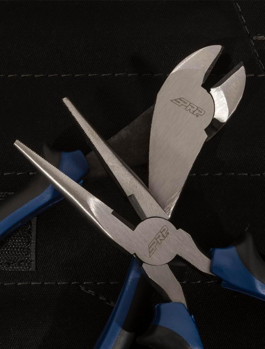 PRP UTV Tool Kit for Teryx KRX, KRX4 | Includes 35 Essential Tools for UTV + Roll-Up Storage Bag with Easy-Grab Handle, Mounts to Vehicle