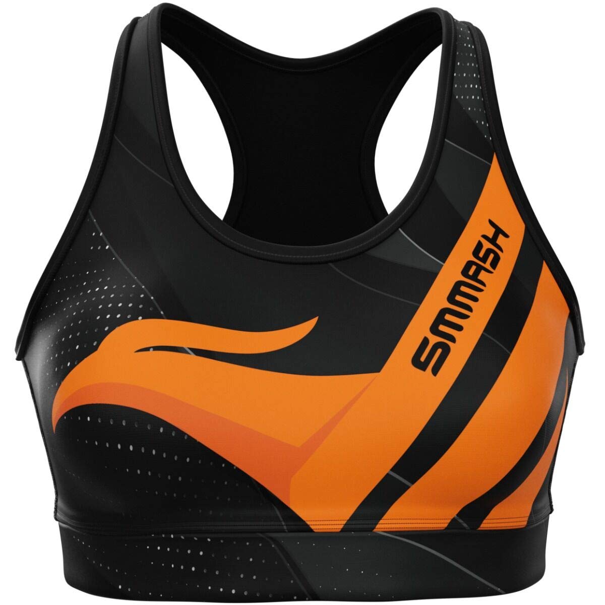 SMMASH Fitness Queen Sujetador Deportivo Mujer, Top Deportivo Mujer Fitness, Yoga, Formación, Sport Bra, Material Transpirable y Antibacteriano