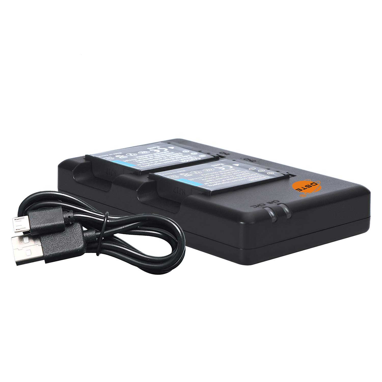 NP-FR1 - Batería Recargable y Cargador Dual Compatible con cámaras Sony DSC-F88, DSC-P100, DSC-P120, DSC-P150, DSC-P200, DSC-P200/B, DSC-P200/R, DSC-P200/S, etc.