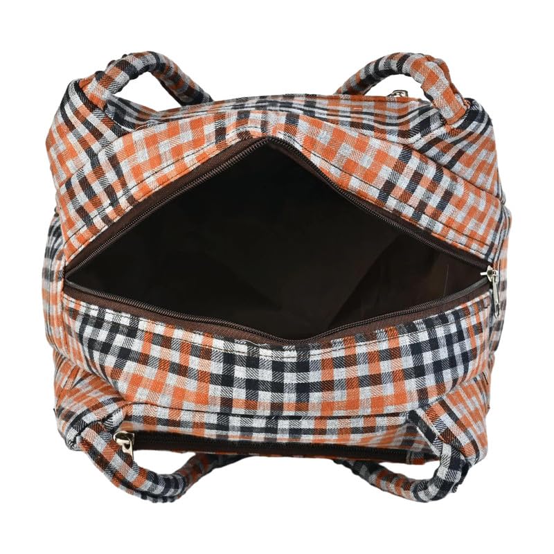 Image of ENSAC Lunch Bag Office Tiffin Bags for Men, Women, School, Tiffin Pouch Bag, Hot & Cold Reusable Lunch Box Bags with Double Handle, Zip Bags