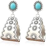 Western Earrings for Women Turquoise Dangle Earrings Boho Country Concert Outfits Western Jewellery for Women Vintage Earring