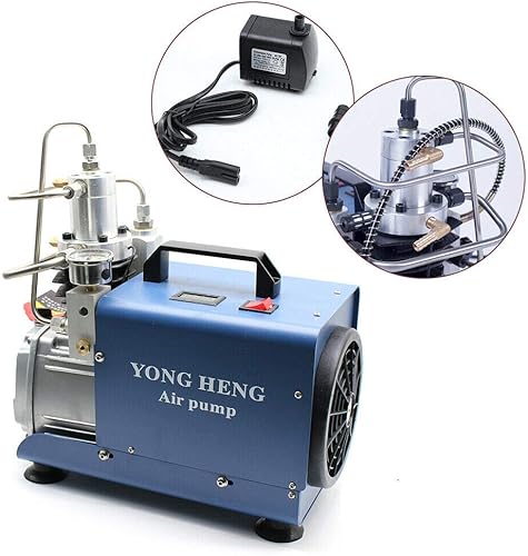 Miniatura 6 de Bomba de compresor de aire de alta presión 30MPA 4500PSI Pistola de paintball de aire eléctrico Rifle PCP Kits de bomba de aire para buceo, coche,