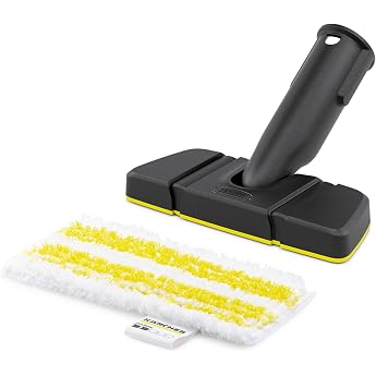 K rcher Flexible hand nozzle set with flexible hand nozzle and matching fine fibre cloth for effective cleaning of straight and curved surfaces original accessories for K rcher steam cleaners