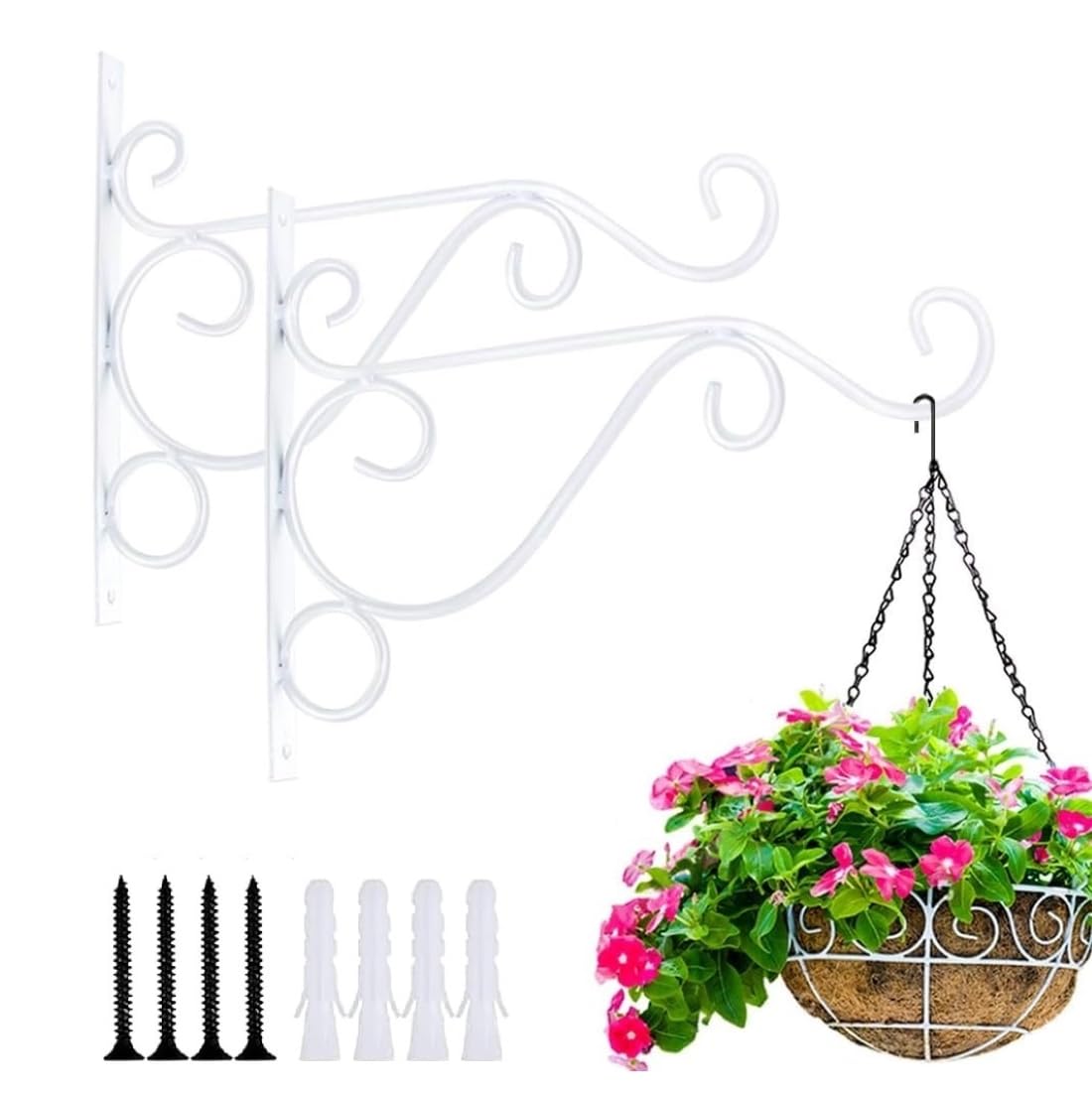 Wall Mounted Plant Brackets - Decorate Your Home & Garden FREE SHIPPING -8 Wall Mounted Plant Brackets - Decorate Your Home & Garden FREE SHIPPING -8