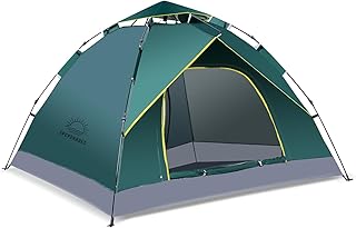 Camping 2 Mann Zelt wasserdicht Pop Up wurfzelt 2 Personen Trekking & Festival Igluzelt Sekundenzelt Wasserdicht 230x170x135cm Ideal auch als Strand Wind & Sonnenschutz