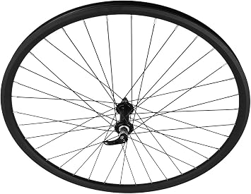 PRO+ 27.5" Front Alloy Wheel, 36 Spokes, Rim Brake, Black