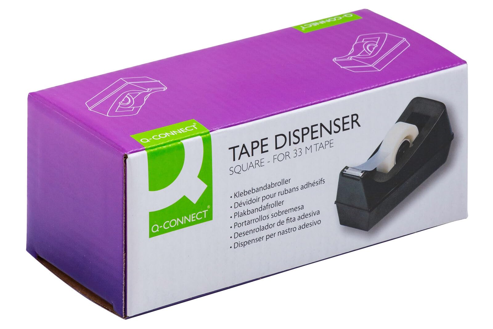 Q-CONNECT Adhésif POLYPRO Transparent