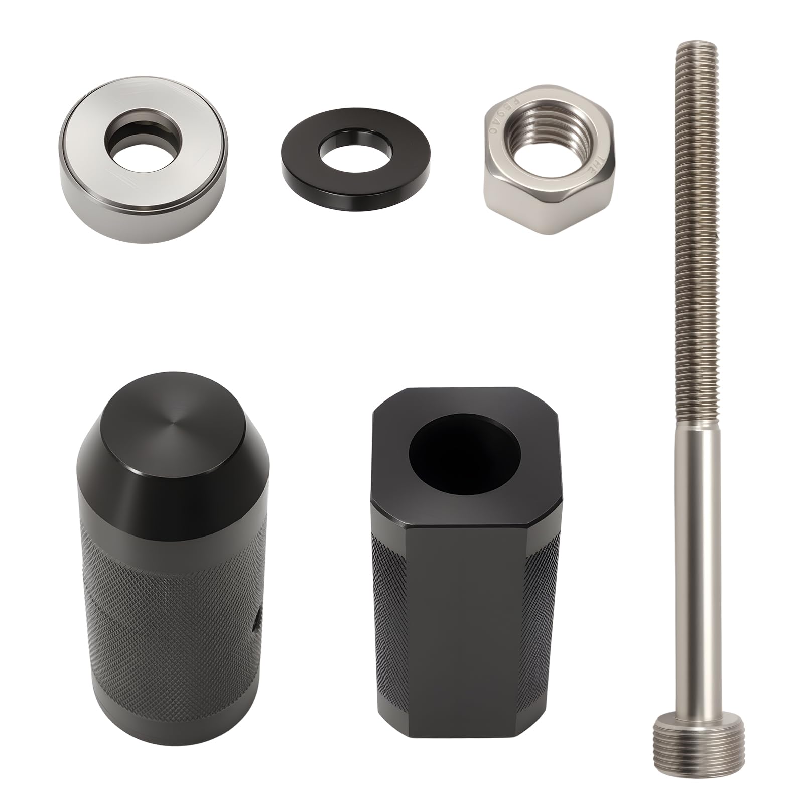 HKSpazz 9U-6891 Injector Sleeve Cup Remover & Installer Set for 3406E C10 C12 C15 C16 C-18 Engine Heavy Duty Steel, 6PCS