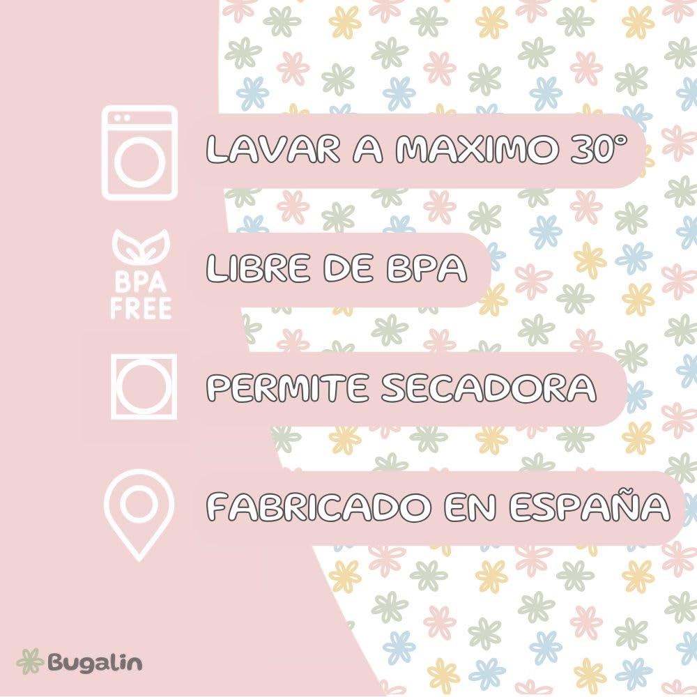 Baberos para Adultos - Pack 2 | Impermeables, Reutilizables y Lavables | Con Goma Ajustable | Tela Exterior Rizo e Interior Plástico | Baberos para Mayores y Niños Mayores