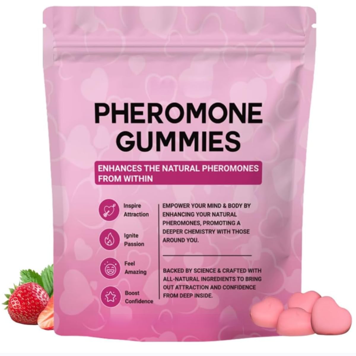 Gummy di feromoni-Nutrimento corpo mente; rafforzamento della fiducia in sé