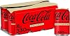 Coca-Cola Zero Sugar Caffeine Free Soft Drink Cans, 8 x 330 mL