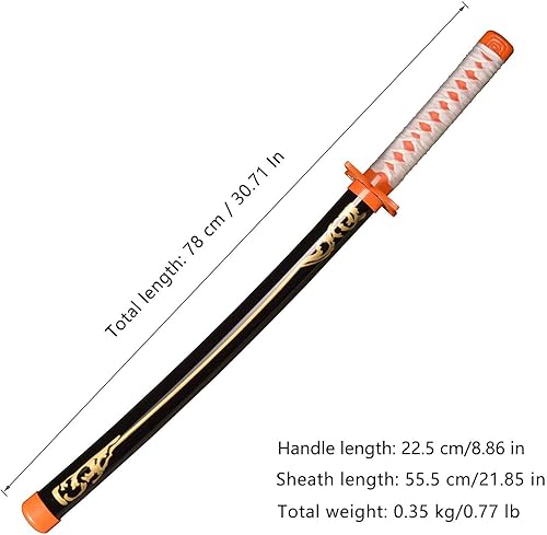 Miniatura 2 de Blazing S Fantasy Demon Nichirin Replica for Costume and Cosplay