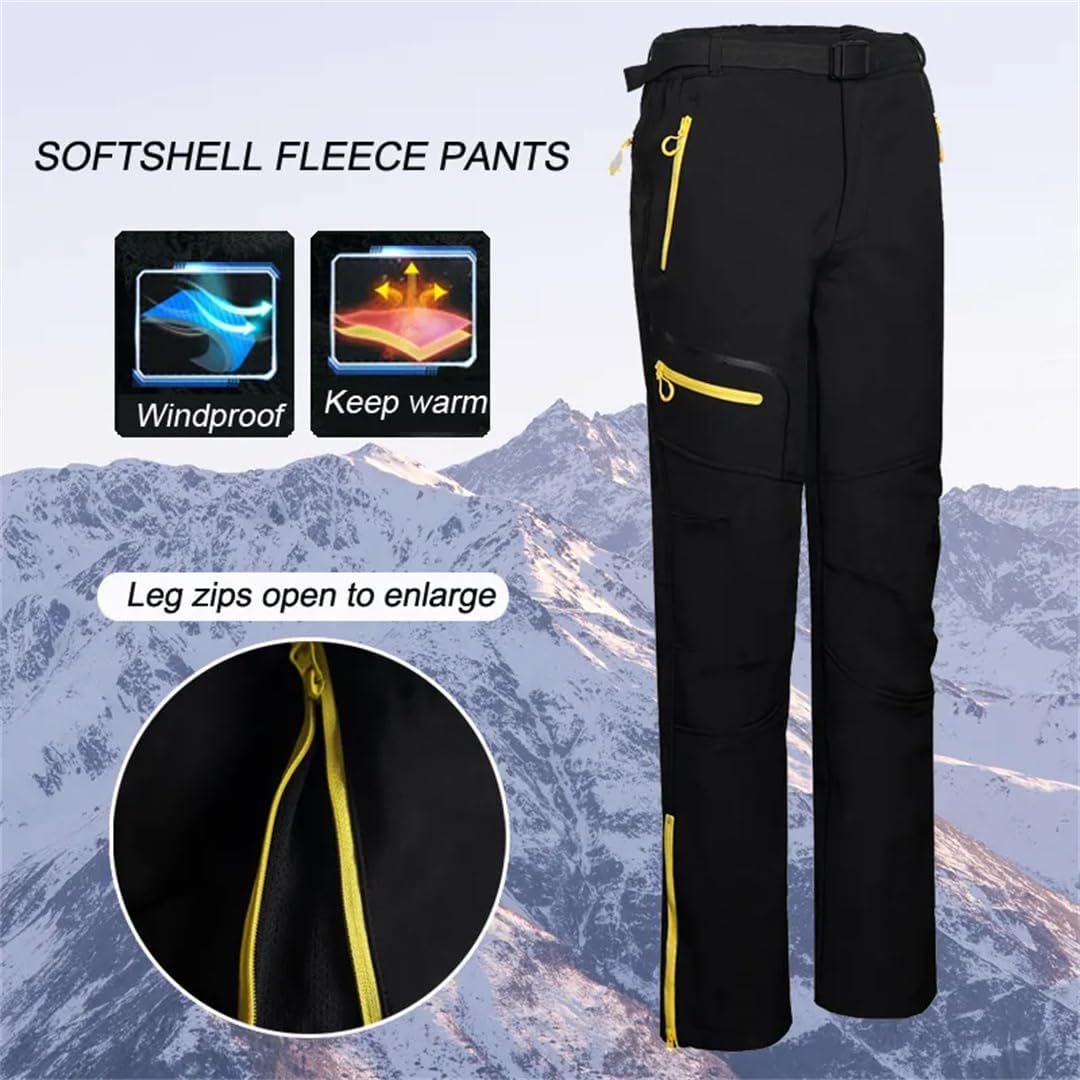 Men Waterproof Softshell Jackets Outdoor Climbing Skiing Sports Fleece Breathable Jacket And Pants