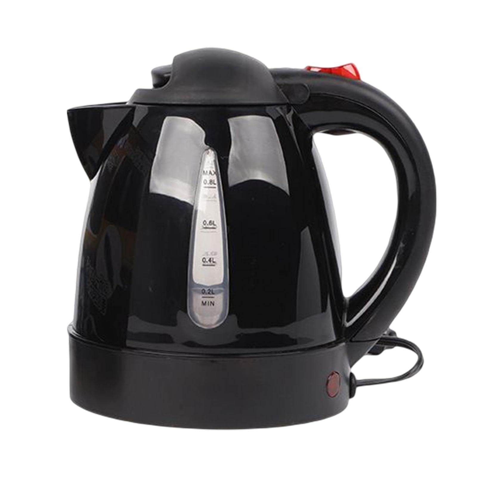 1L Car Electric Kettle Drinking Mug for Hot Self Drivin | 1L Car Electric Kettle Drinking Mug for Hot Self Driving Tour Black 24V 250W Pp Stainless Steel-image-11