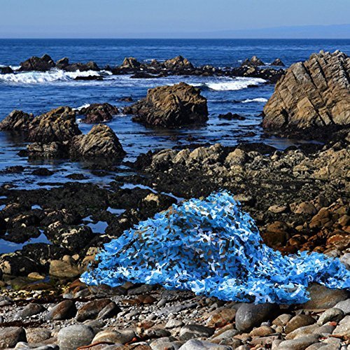 GSPMC Woodenland Tarnnetz Camo Netting für Camping Verstecken/Shading Net (Farbe : Blau, größe : 2 * 3m) – Bild 5