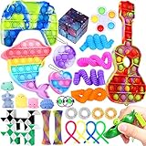 Fidget Toys, Fidget Popit Pack, Push Bubble Fidgets Sensory Toy for Kids Adults, School Supplies...