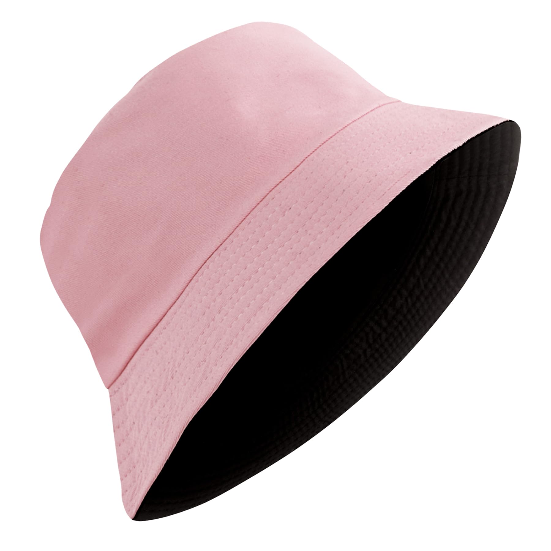 PFFY Reversible Bucket Hat for Women Men Cotton Sun Beach Fishing Cap