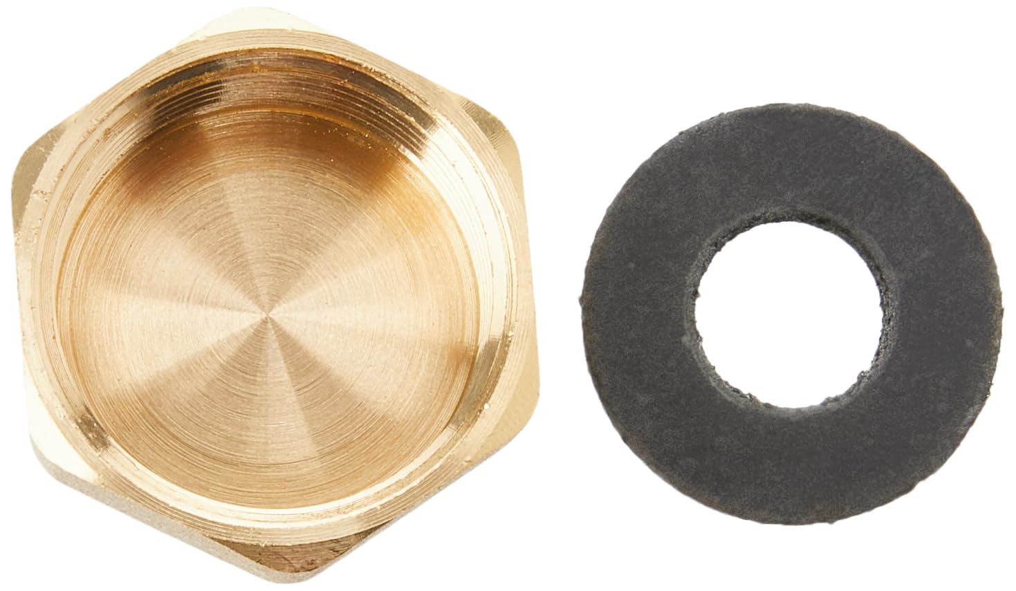 Merriway BH05139 Compression Fitting Brass Blank Nut Cap 3/4 BSP