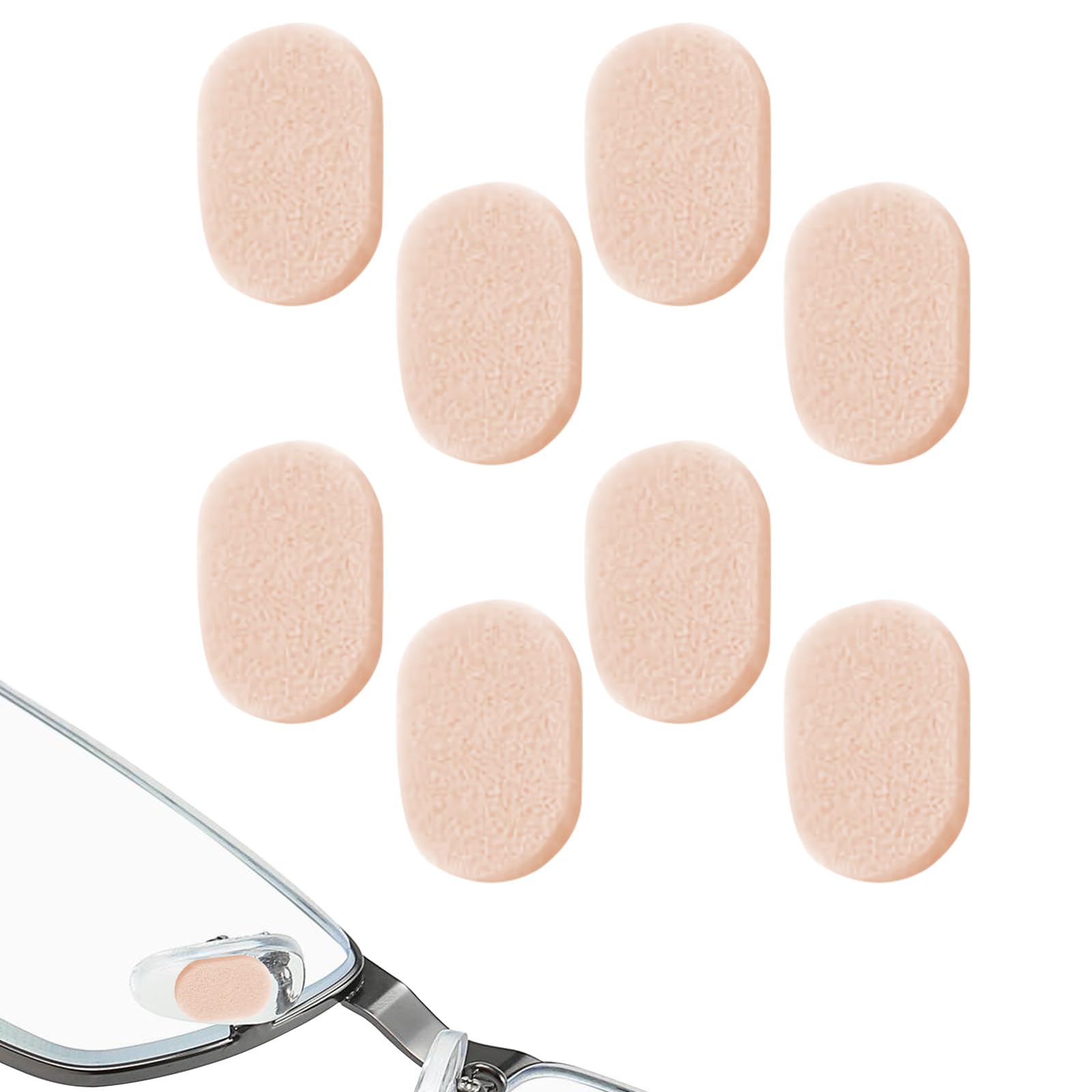 Almohadillas nasales de espuma EVA para gafas, almohadillas de repuesto hipoalergénicas antideslizantes, ultra suaves y ligeras para gafas y gafas de sol, 40 pares