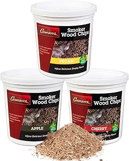 Camerons All Natural Extra Fine BBQ Wood Chips, 3 Pack - Apple, Cherry, Pecan (3 Pints, 0.473L ea) - Kiln Dried Sawdust Shavings for Smoking Guns, Smokers, Smoke Boxes - Barbecue Grilling Gift Set