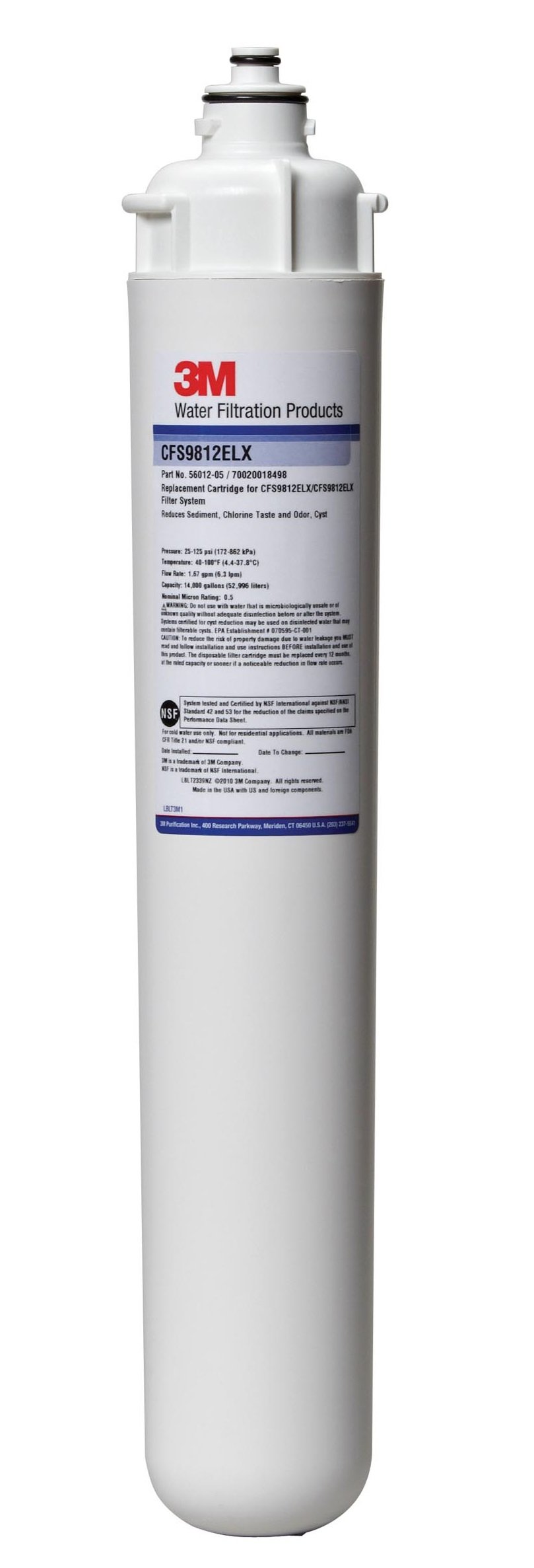 Photo 1 of 3M Replacement Cartridge Retrofit 9000 Series CFS9812ELX-S, 5631710,