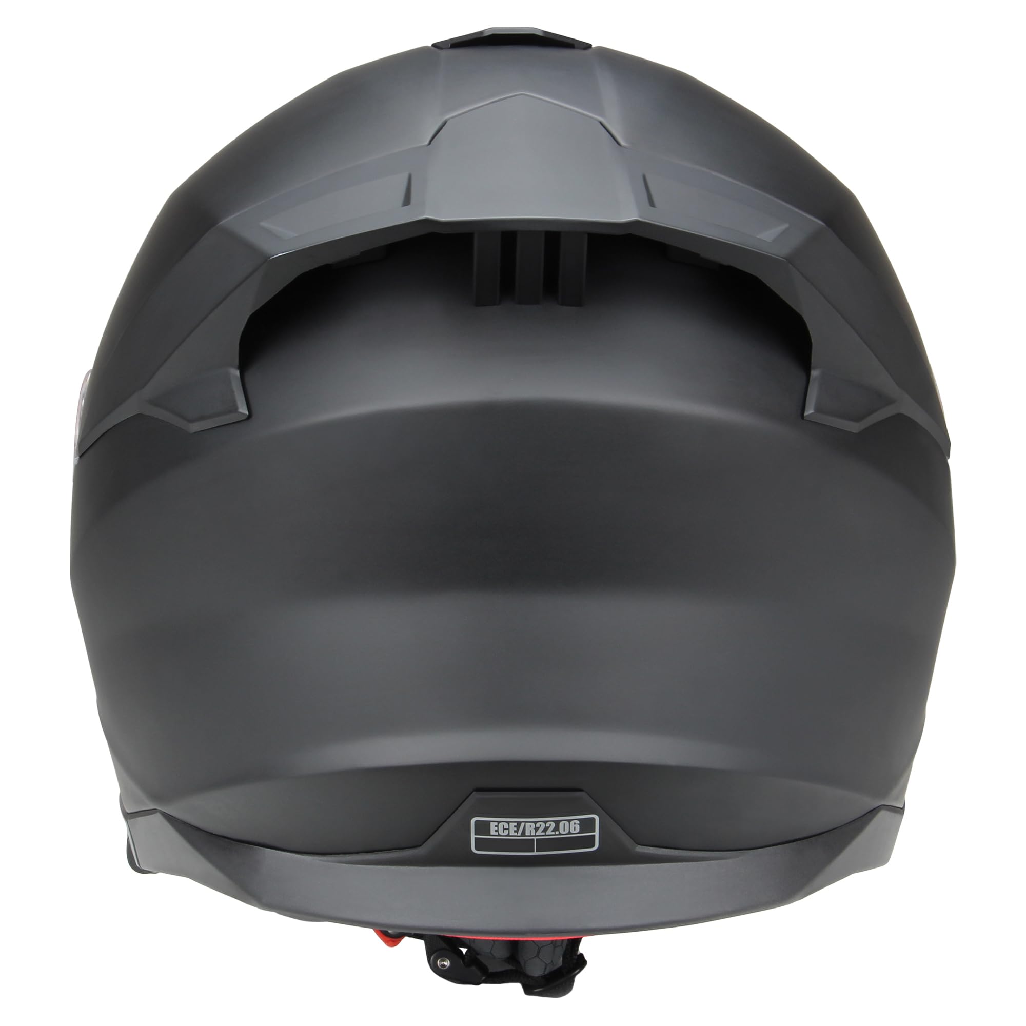 Motorradhelm Integralhelm CMX Blacky L schwarz matt Visier klar getönt Zusatzvisier