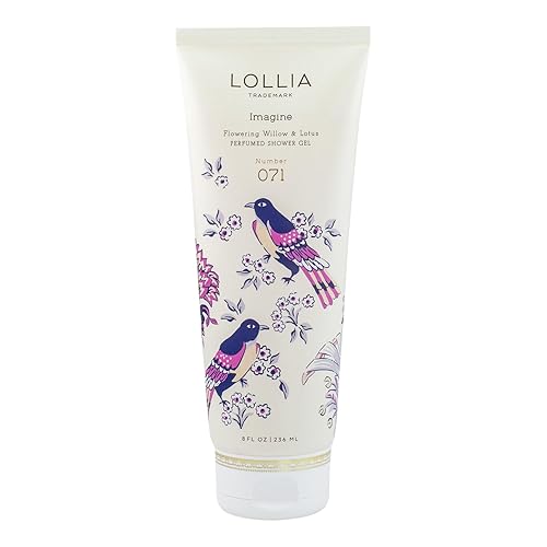 Miniatura 1 de LOLLIA Gel de ducha, 8 onzas líquidas. Gel de ducha perfumado, gel de baño de manteca de karité, gel de baño para mujeres, hermoso gel de ducha, gel