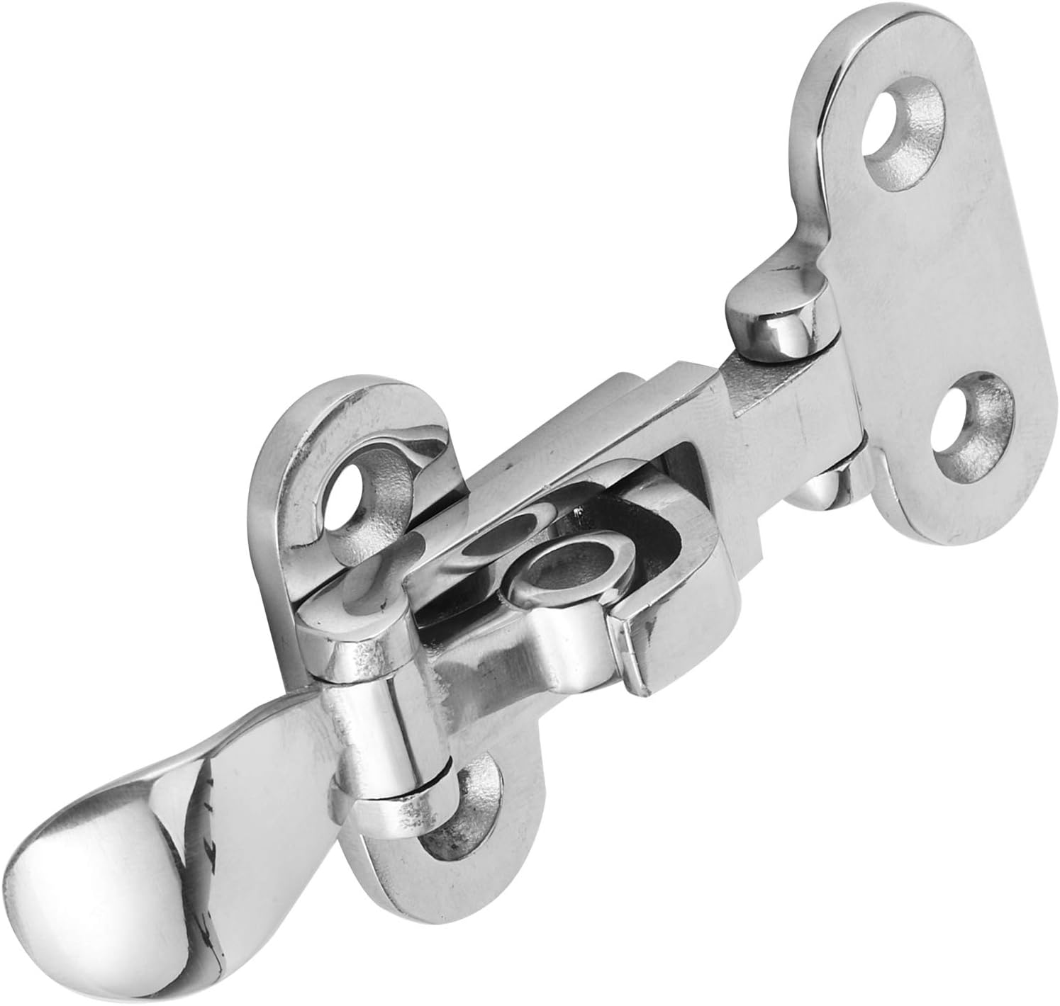 Marine Toggle Clamp 316 Stainless Steel Lockable Toggle Clamp Catch Anti Rattle Hasp for Boat Yacht Hardware