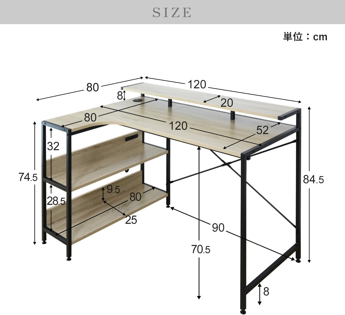 新品送料無料》パソコンデスク ロータイプ コーナー デスク