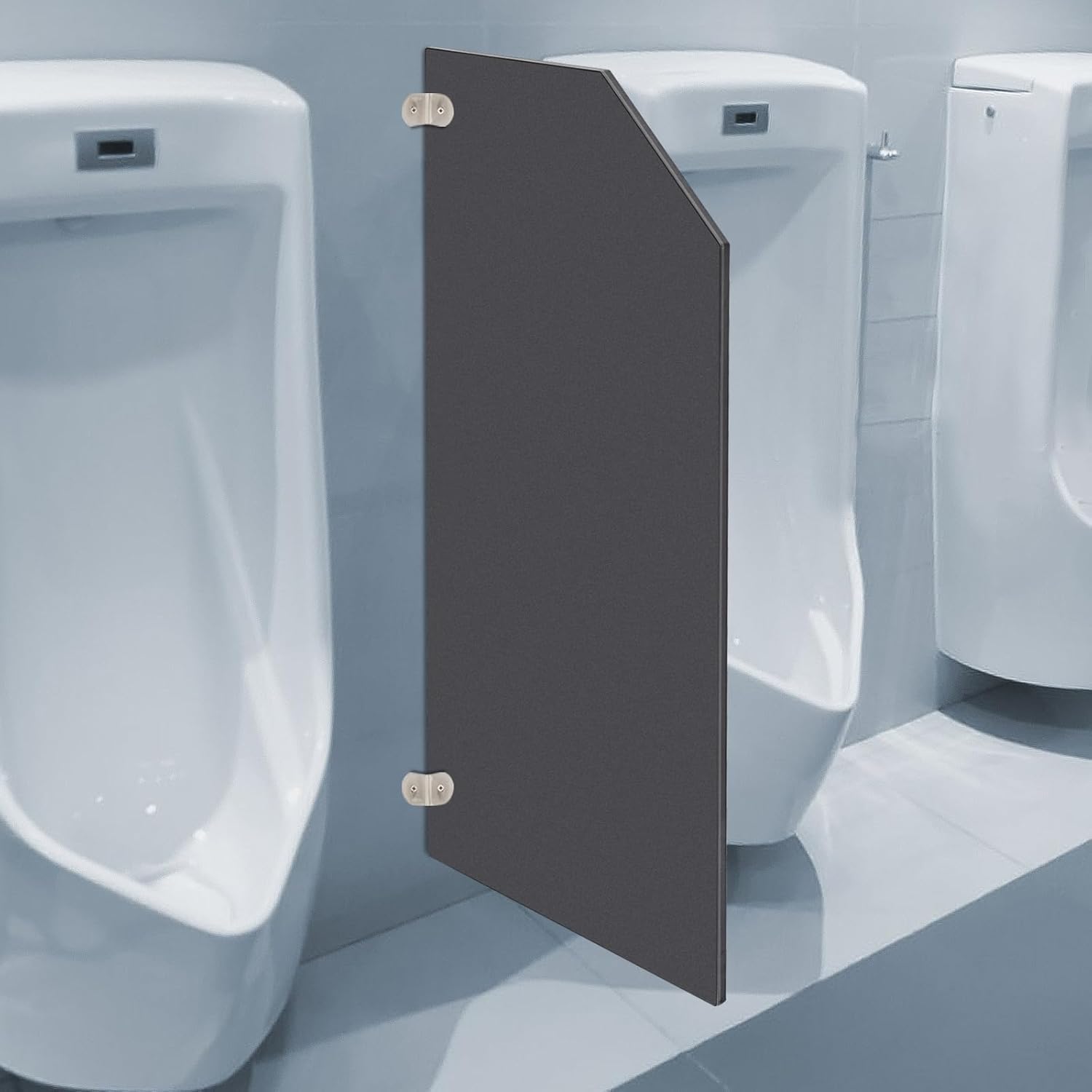 Mampara Impermeable para urinario de baño Masculino - Separador de Inodoro de Montaje en Pared con Kit de instalación, Barrera Duradera para Mayor privacidad, 1 Unidad