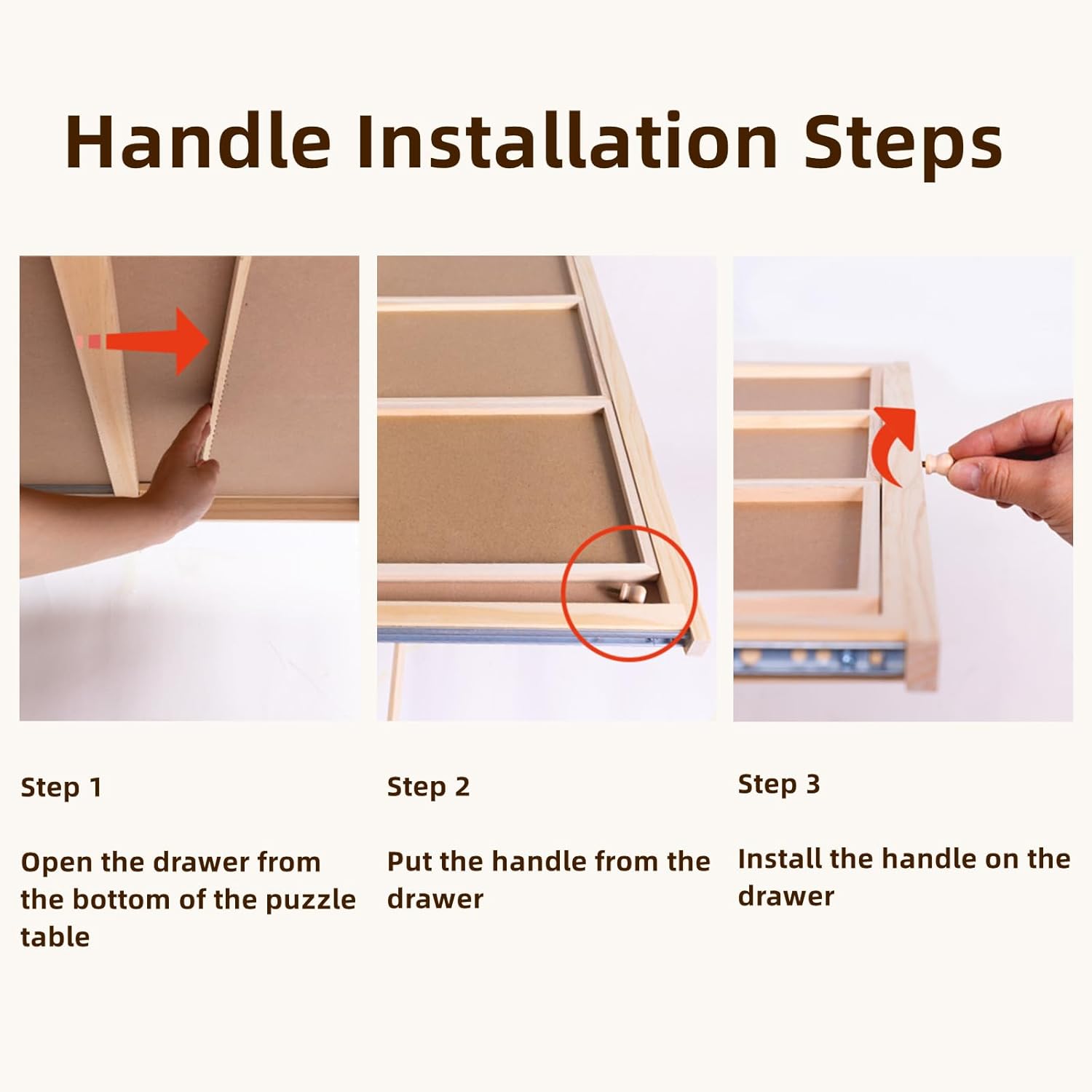 Puzzle Table with Legs & 2 Drawers & 6 Sorting Trays & Cover, 33.5" x 24.8" Jigsaw Puzzle Table for 1500 Pieces, Large Wooden Foldable Puzzle Desk for Adults