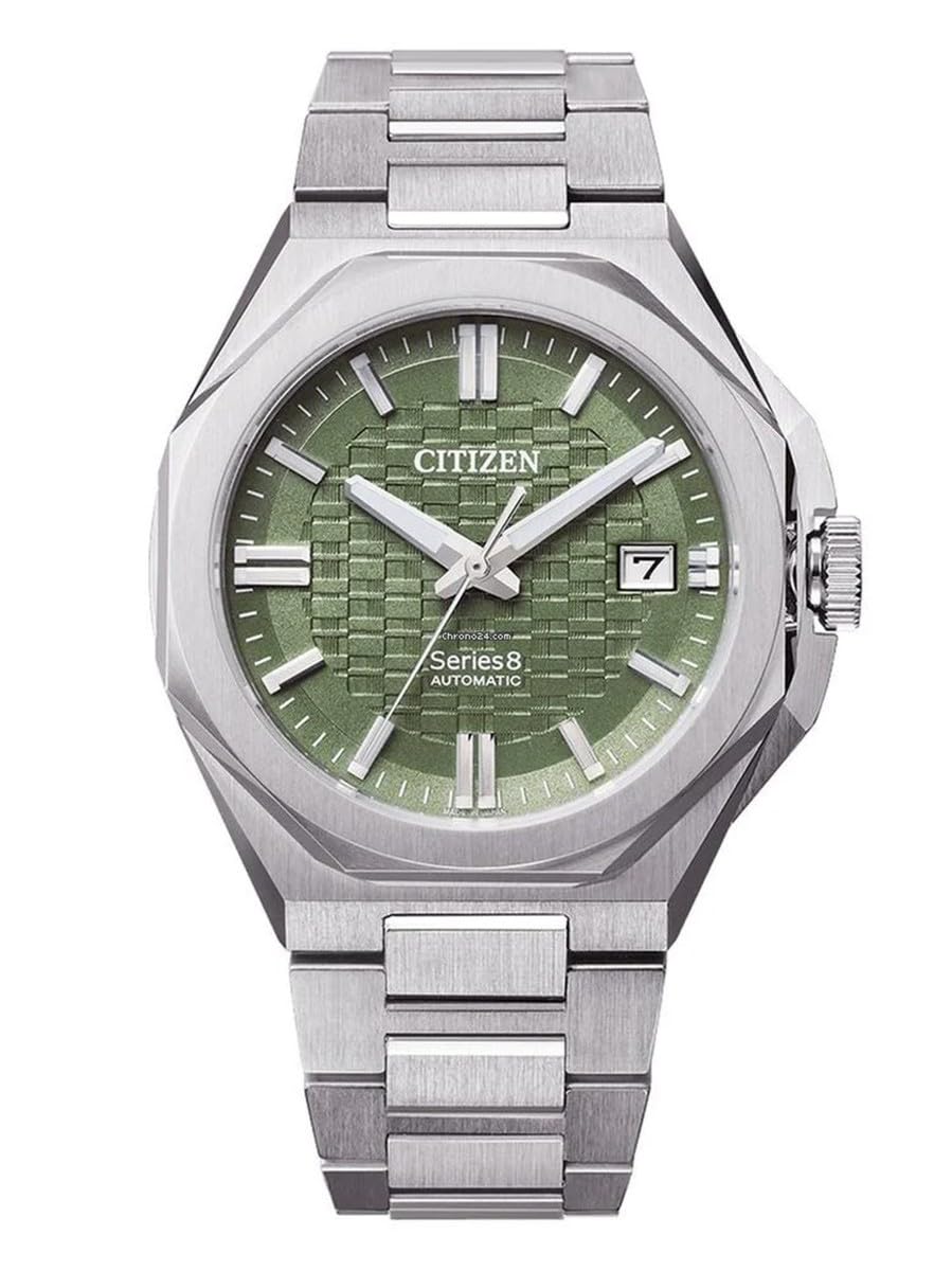 Citizen Silver Mens Analogue Watch Series 8 NB6080-51W