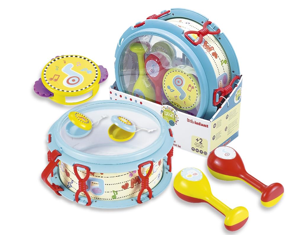 Tachan- Set Musical Tambor con 6 Instrumentos en 1 (CpaToygroup 782ML6601)