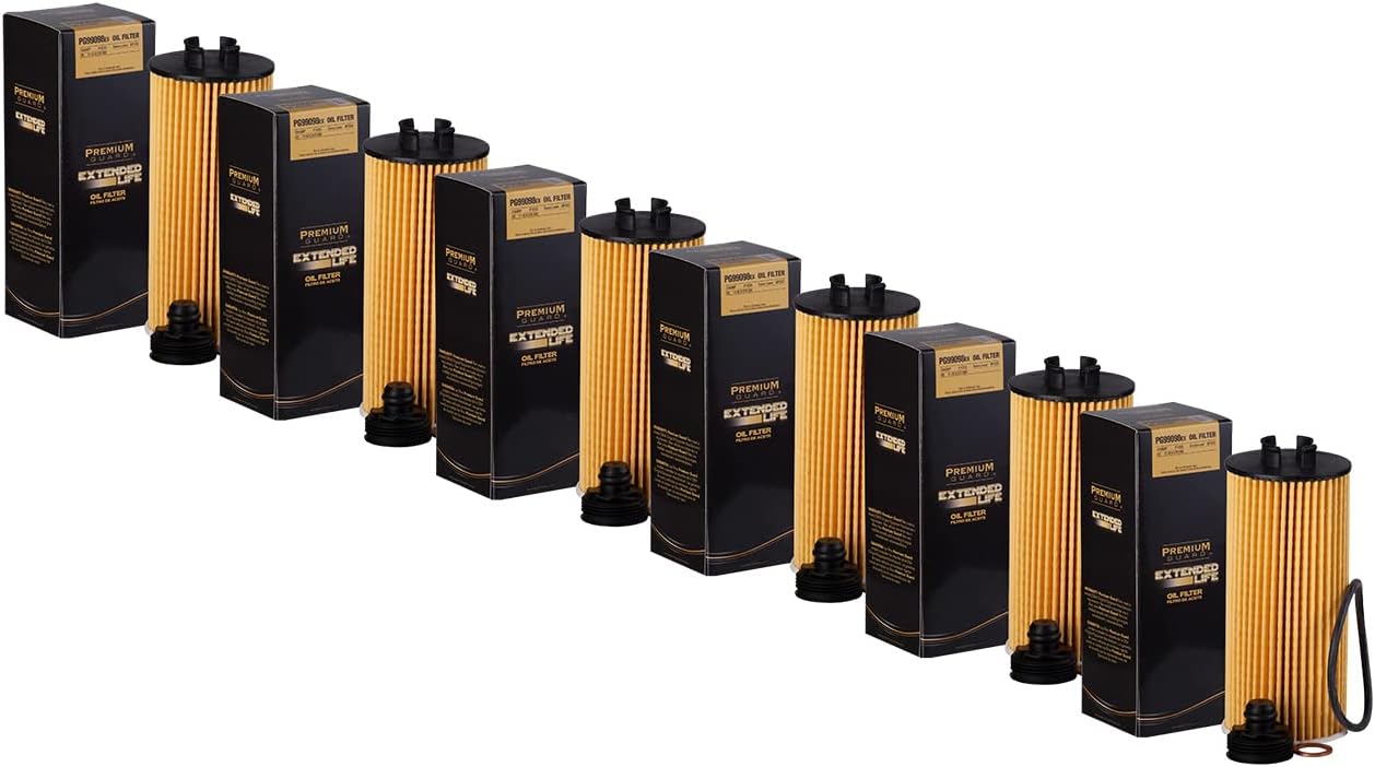 PG99098EX Extended Life Oil Filter up to 10,000 Miles | Fits 2016-19 BMW X1, 2018-19 X2, 2014-19 Mini Cooper, 2017-20 Cooper Countryman, 2016-19 Cooper Clubman, 2014-18 BMW 220i (Pack of 6)