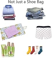 30 Stück Schuhbeutel Mit Sichtfenster - Wasserdicht Staubdicht Reise Organizer