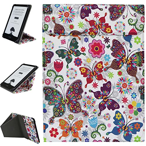 Funda Universal para 7'' Kindle Colorsoft Signature Edition 2024 / Kindle Paperwhite 2024, 6.8' Kindle Paperwhite 2021 - Mariposa