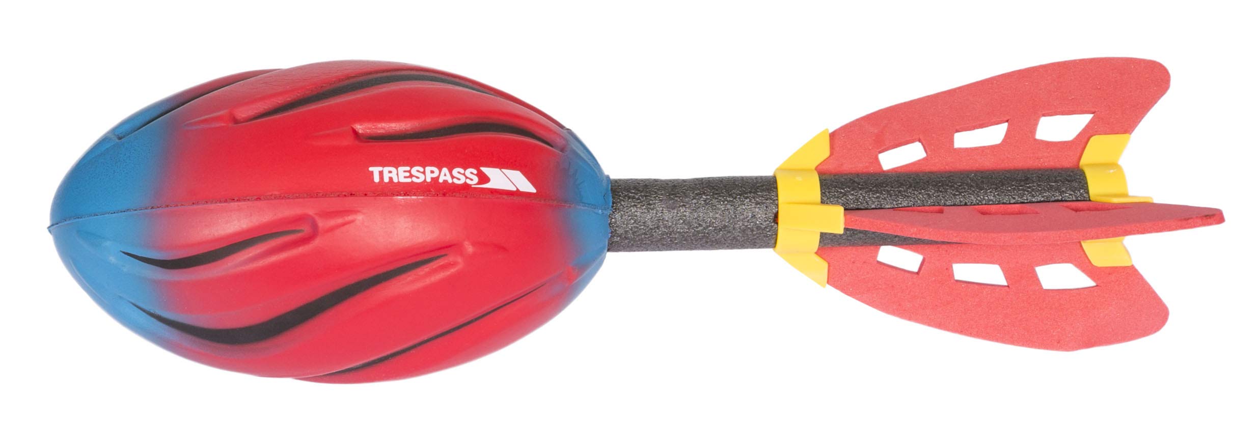 Trespass - Razzo Giocattolo Morbido in gommapiuma per Bambini, Colore: Rosso/Blu (Confezione da 2)