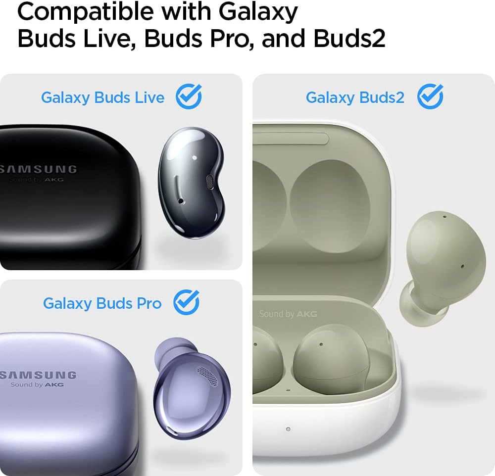 Discount 80% Spigen Rugged Armor Designed for Galaxy Buds 2 Case (2021) / Galaxy Buds Pro Case (2021) / Galaxy Buds Live Case (2020) - Matte Black [Dual Layer Solid Protection]