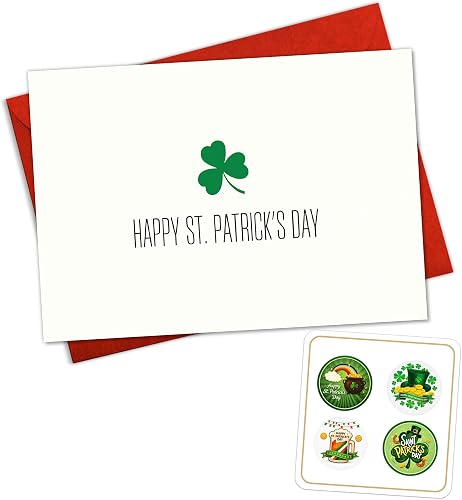 St. Patrick's Day Greeting Card, Saint Patricks Day Gift for