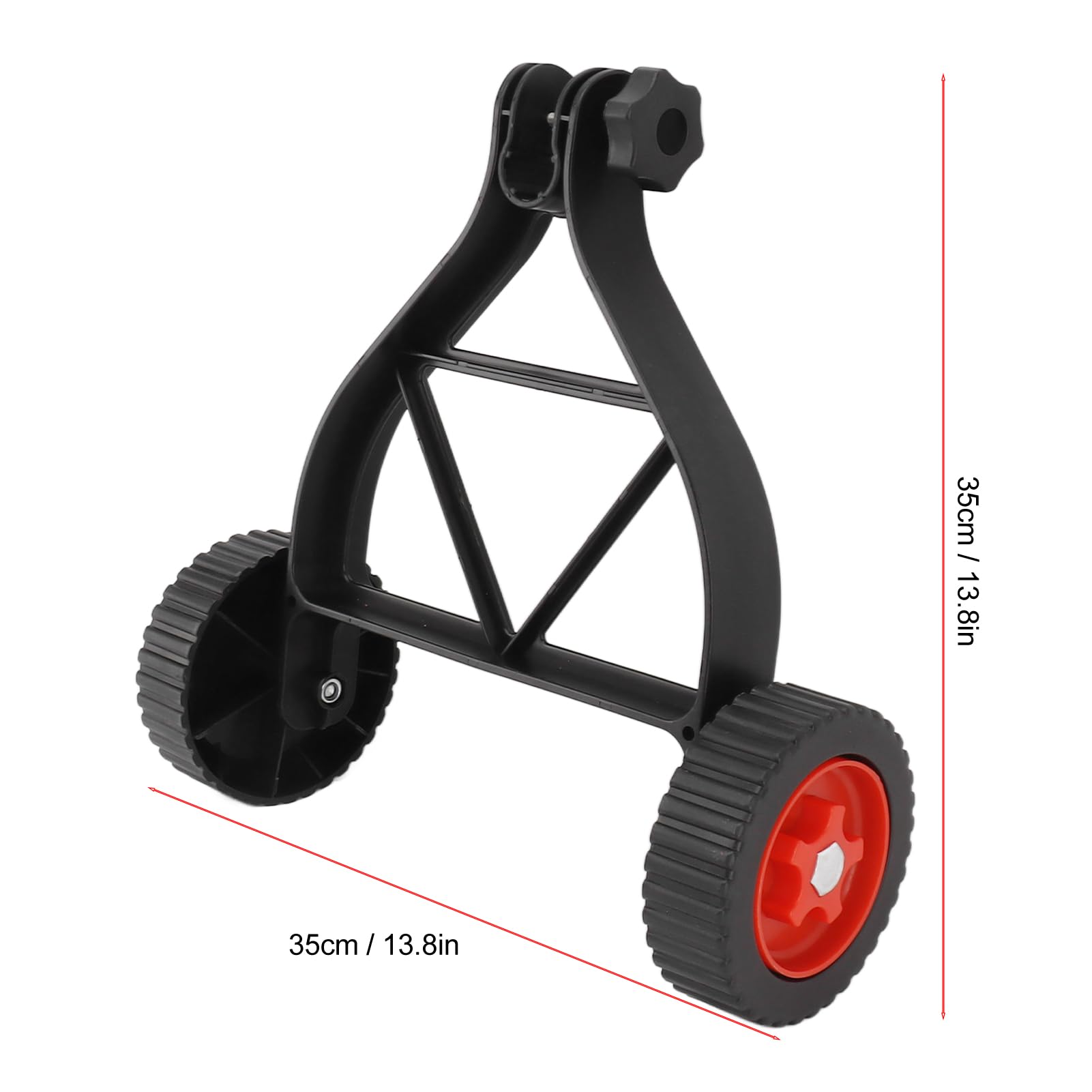 HAOHIZE Adjustable String Trimmer Support Wheel, Auxiliary Support Straight Wheels Mower Attachment, Adjustable Support Wheels Auxiliary for Trimmer